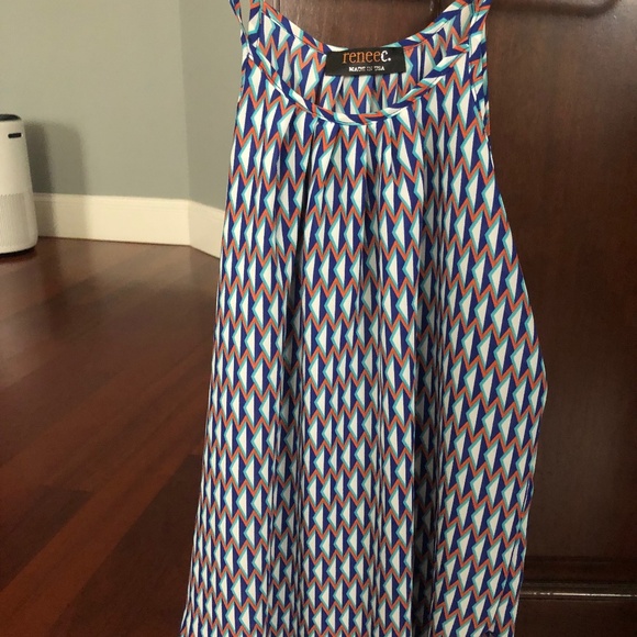 Halter Camisole with geometric shapes - Picture 1 of 2